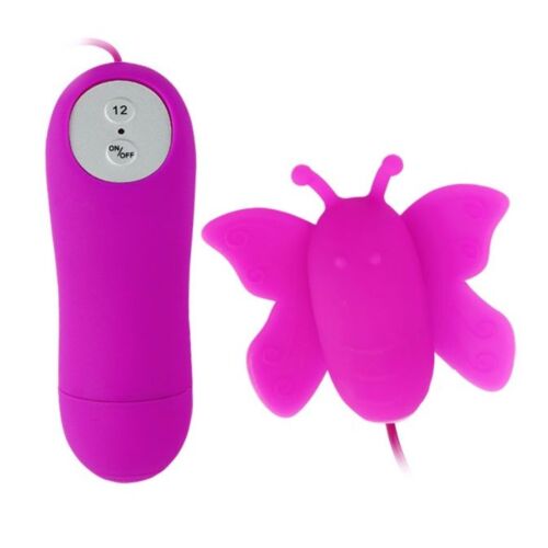 Ovo Vibratório Borboleta Rosa 12 Velocidades