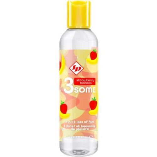 Lubrificante ID 3SOME Banana de Morango 4oz