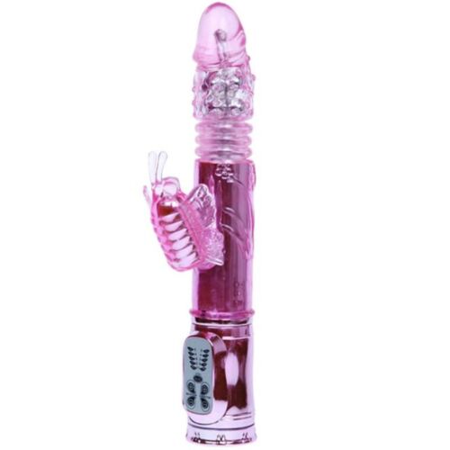 Vibrador BAILE ROTATIONS Throbbing Butterfly com rotação dupla
