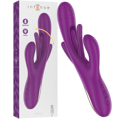Vibrador INTENSE APOLO com língua oscilante e 7 vibrações