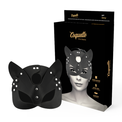 Máscara de Lixa Vegan Coquette Chic Desire com Orelhas de Coelho