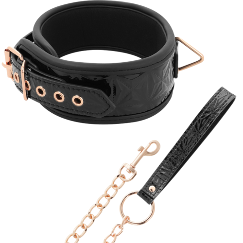 Colar de Bondage BEGME BLACK EDITION com Corrente de Metal