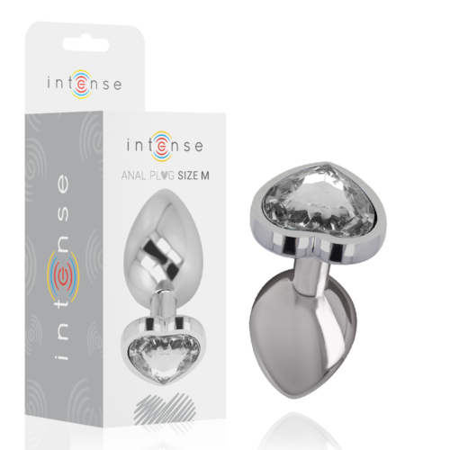 Plug Anal INTENSE Com Joia Diamante Tamanho M