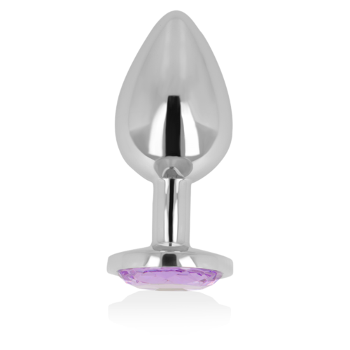Plug Anal OHMAMA 8 CM com Cristal Violeta
