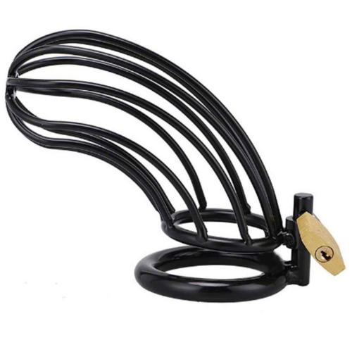 Cárcere de Chastidade Metal Hard Black Bird