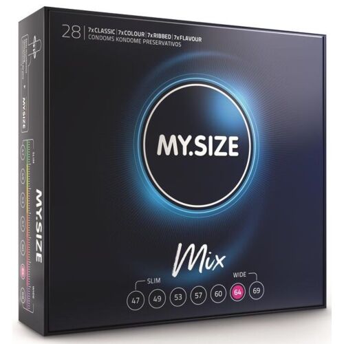Preservativos MY SIZE MIX 64 MM - Conforto e Variedade