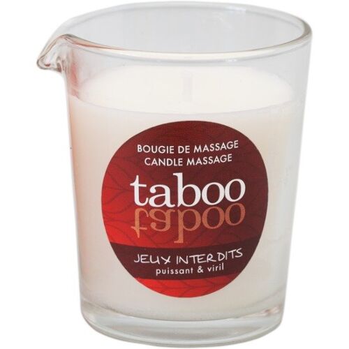 Vela de Massagem RUF Taboo com Aroma de Liquen Selvagem
