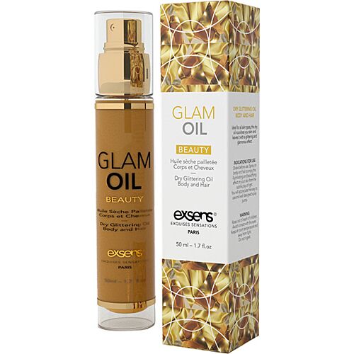 Óleo corporal e para cabelo Exsens Dry Glittering 50 ml