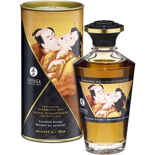 Óleo de massagem Shunga Oils sabor caramelo