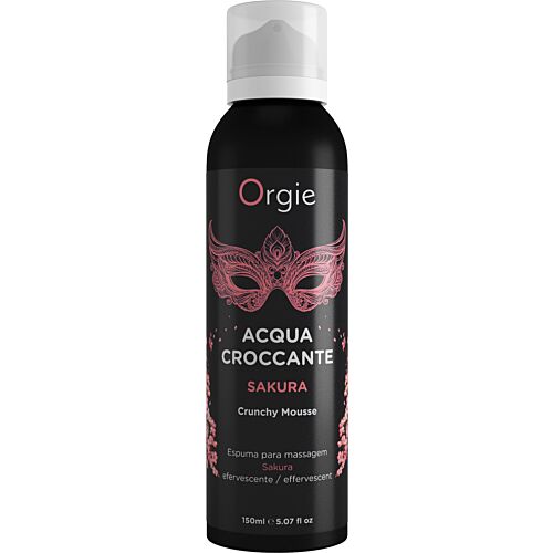 Espuma Hidratante Orgie Acqua Crocante Sakura Efervescente