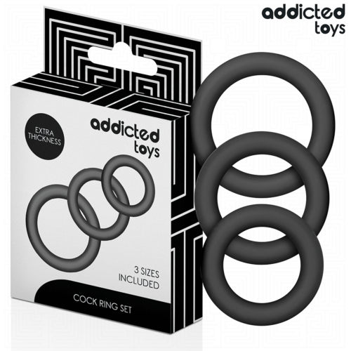Anéis Addicted Toys Modelo 1 para Estimulação Intensa