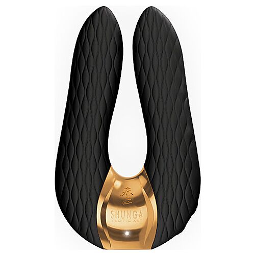 Vibrador Shunga AIKO Black com design ergonómico