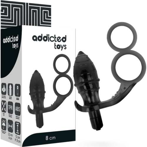 Plug Anal ADDICTED TOYS com Anel Duplo