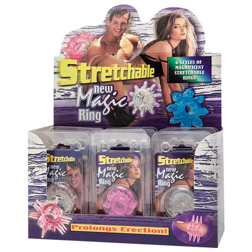 Anel peniano Magic Strech Ring ajustável e estimulante