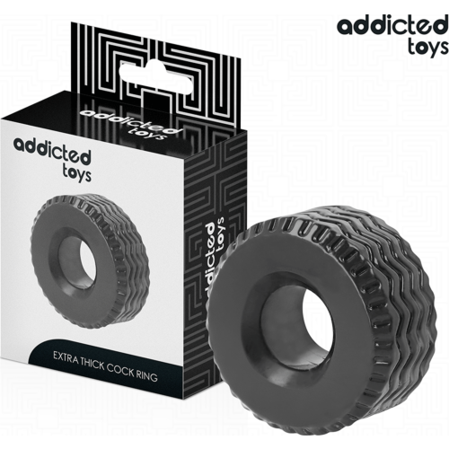 Anel Addicted Toys Extra Thick com pressão constante.