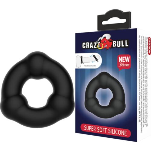 Anel de Silicone Crazy Bull com Nódulos para Conforto