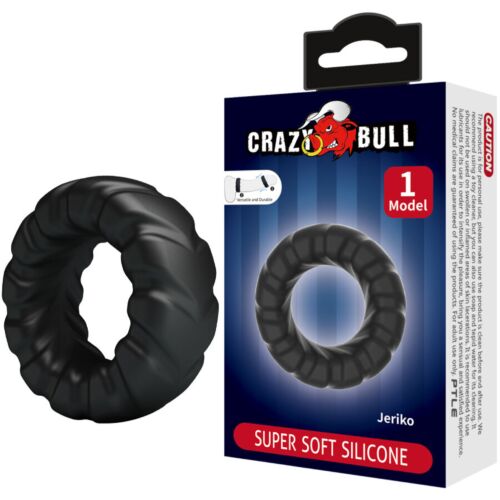 Anel Silicone Crazy Bull Jeriko Modelo 1 | Ajuste Firme e Confortável