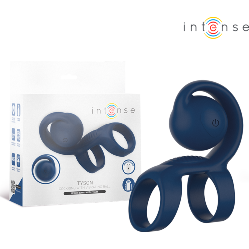 Anel vibrador INTENSE Tyson com bola vibratória