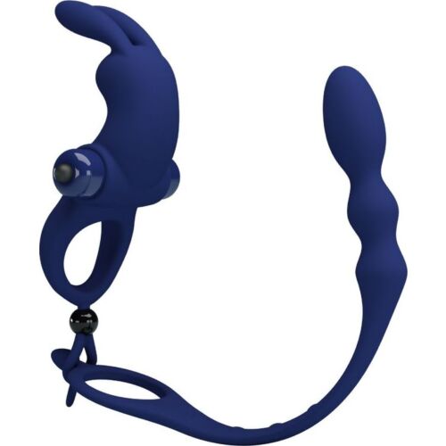 Anel Vibrador Pretty Love Ayad com Plug Anal