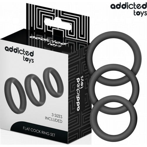 Plugs Anais Addicted Toys Set de Anéis Planos para Conforto