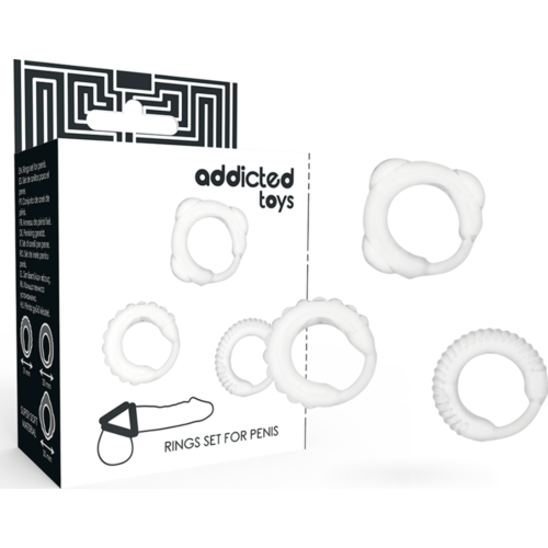 Anéis Penianos ADDICTED TOYS Set 3 | Ajuste seguro