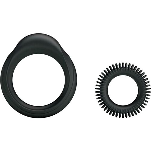 Anéis Penianos BAILE Manhood - Kit com 2 Anéis de Silicone