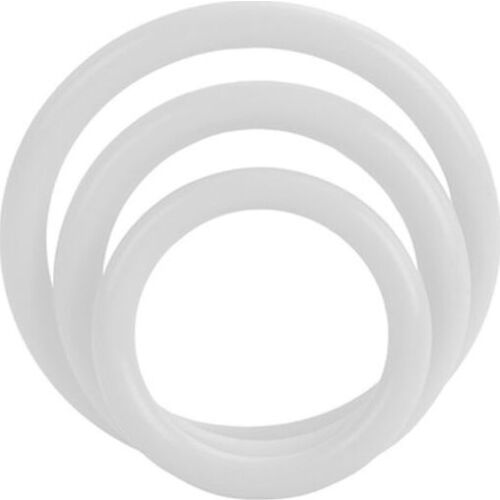 Anéis para pénis CALEXOTICS set 3 tamanhos fluorescentes