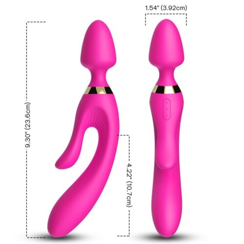 Vibrador ARMONY Massager Rabbit Fuchsia com 18 modos de vibração