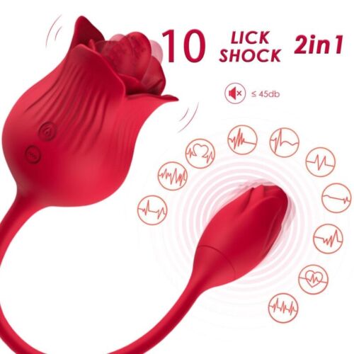 Vibrador Clitoriano Armony Rosa com Cauda e 10 Modos