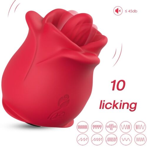 Vibrador Clitoriano ARMONY Rose com 9 Modos de Vibração