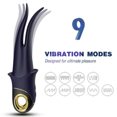 Vibrador ARMONY Shadow com estimulação dupla