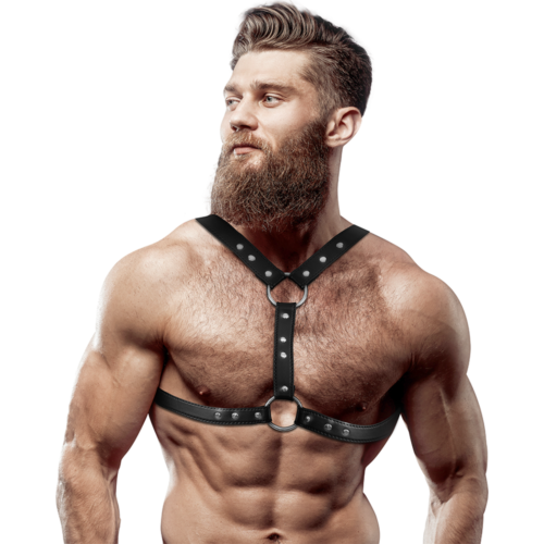 Arnês Masculino Fetish Submissive Attitude com Doble Sujeição
