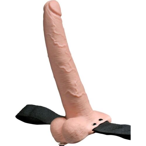 Arnês vibratório FETISH FANTASY 23 cm recarregável