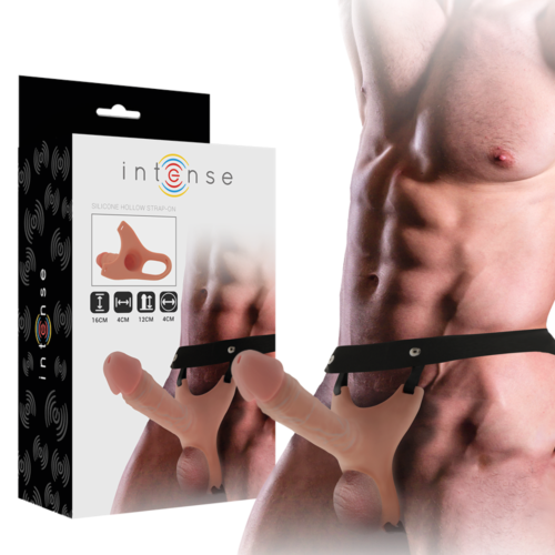 Arnês Oco Intense For Him 16x3.5cm com Dildo Realista