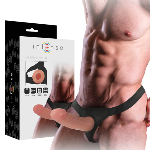 Extensor Pénis Intense - Arnês Oco com Dildo 16x3 cm
