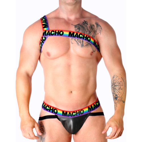 Arneses MACHO ARNÊS ROMANO PRIDE S/M com Conforto e Estilo