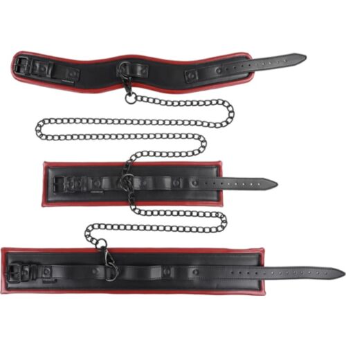 Conjunto de Amarras Sportsheets Saffron Chained and Tamed