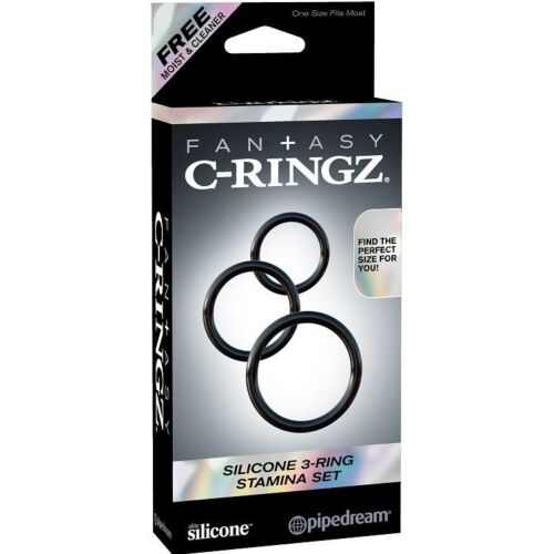Anéis para Pénis FANTASY C-RINGZ Stamina - Conjunto Triplo
