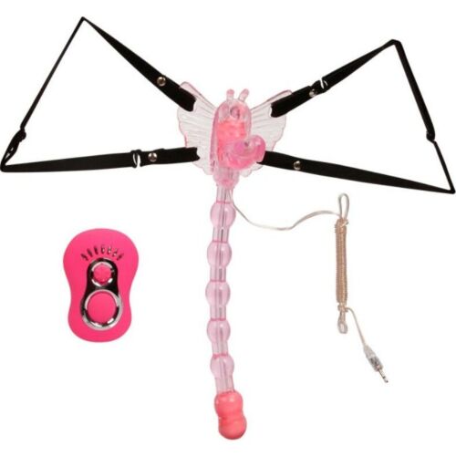 Brinquedo Erótico BAILE Butterfly Strap On – Estimulação Tripla