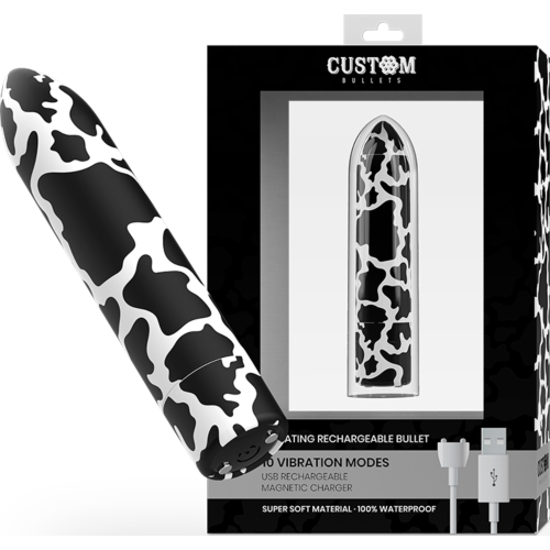 Vibrador Custom Bullets Cow com 10 Intensidades