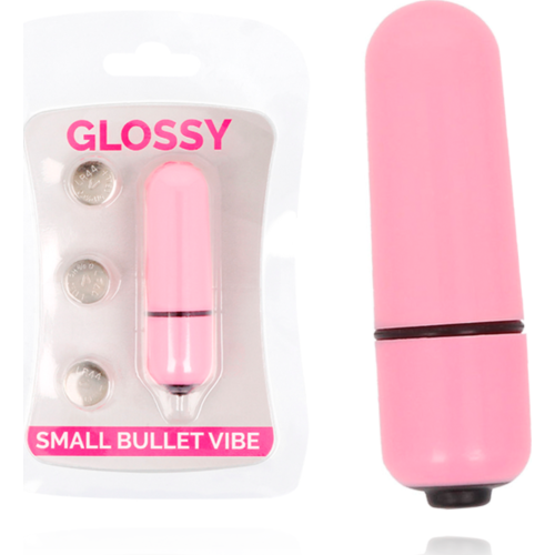 Vibrador GLOSSY Small Bala Rosa - Compacto e Silencioso