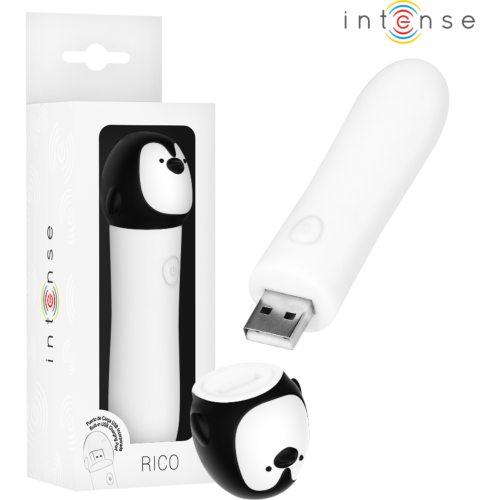 Bala Vibradora INTENSE RICO - Design exclusivo em forma de pinguim