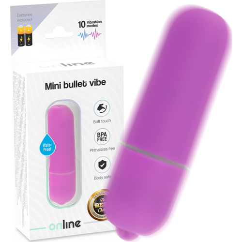 Mini vibrador ONLINE - Potência em formato compacto