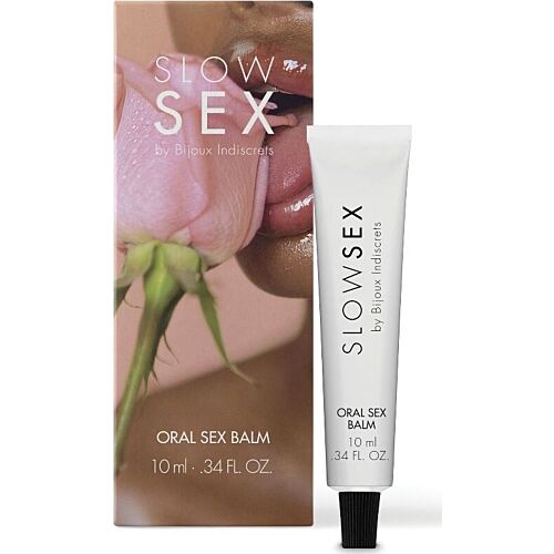 Bálsamo Oral Bijoux Slow Sex 10 ml com sabor a coco
