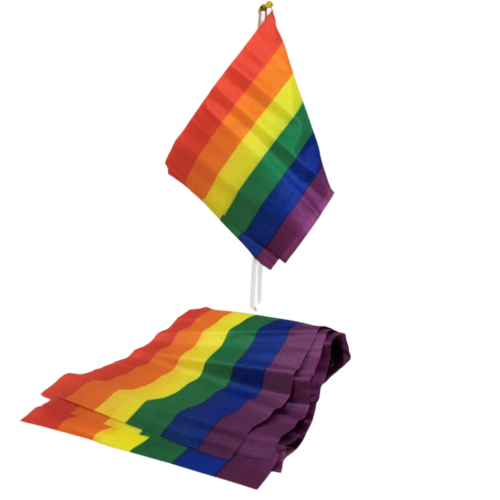 Banderin Pequeno PRIDE com Cores do Orgulho Gay
