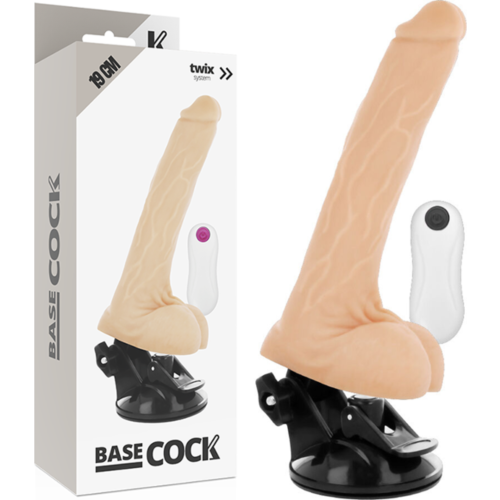 Vibrador Realístico BASECOCK com Controle Remoto