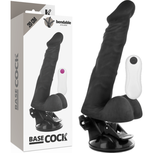 Vibrador Realístico Basecock com Controle Remoto