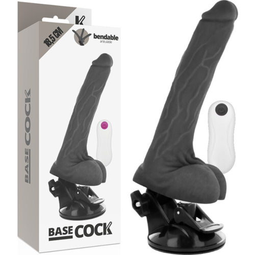 Vibrador Realístico BASECOCK com Controle Remoto