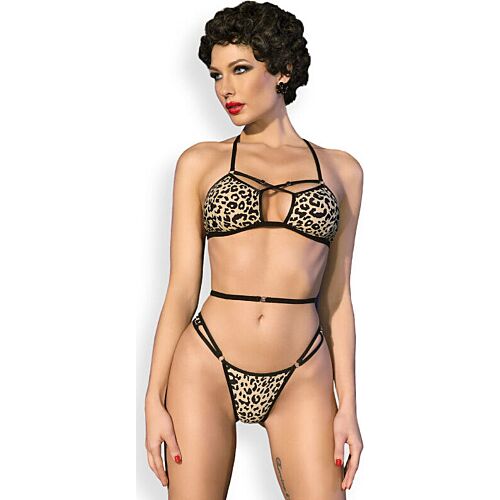Bikini CHILIROSE CR 4497 com design ajustável e leopardo