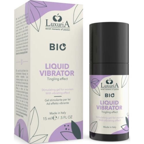 Gel Estimulante Intimateline Luxuria 15ml com Efeito Vibrador